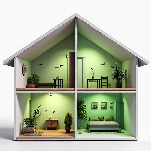 House Cross-section Pest Control